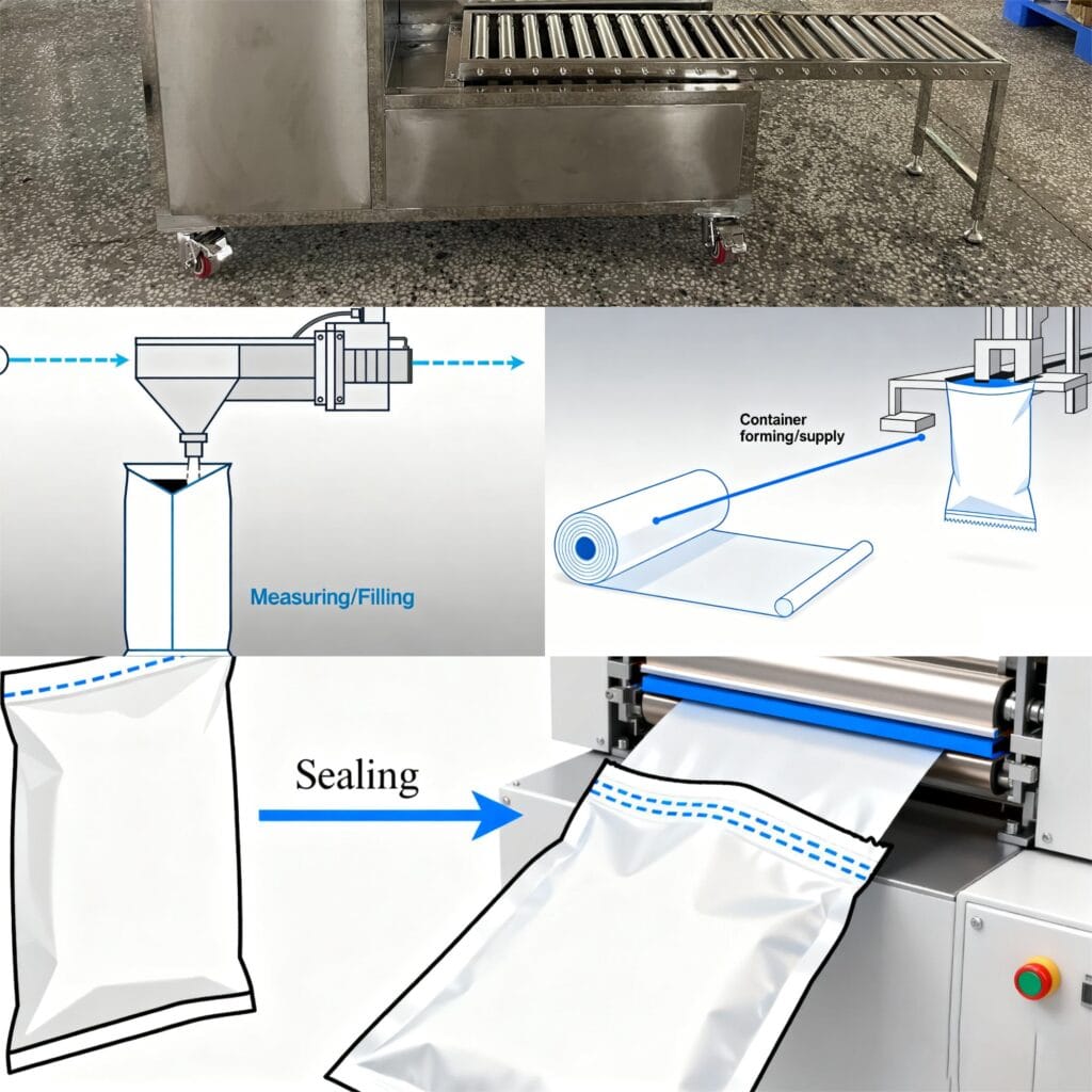 automatic packing machine process