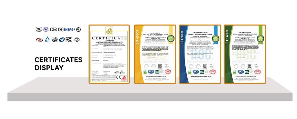 Sistemi di osmosi inversa per acqua di mare 9 certificato