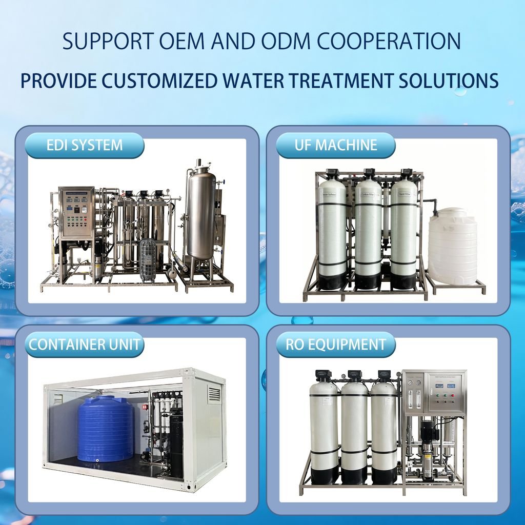 Sistemi a osmosi inversa per acqua di mare 7 Apparecchiature personalizzate per il trattamento delle acque
