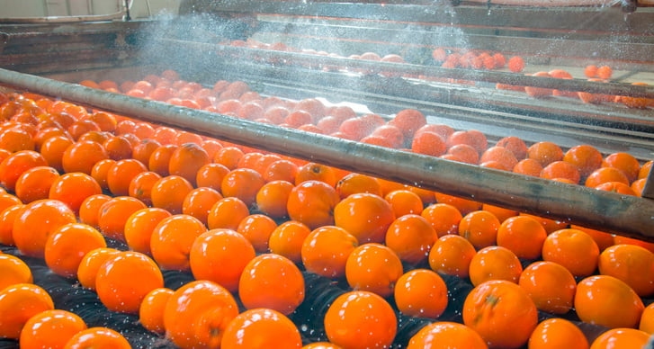 water used in food processing plants