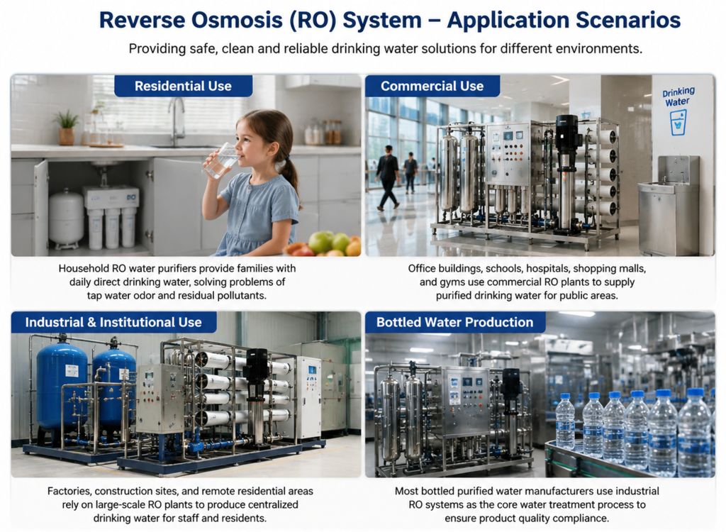Can RO Plant Be Used for Drinking Water Production? 3 applications of Xinjieyuan RO plants