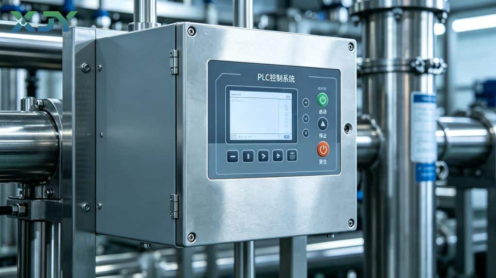 How Do Industrial Ultrafiltration Systems Work? 3 xinjieyuan plc ultrafiltration systems control panel