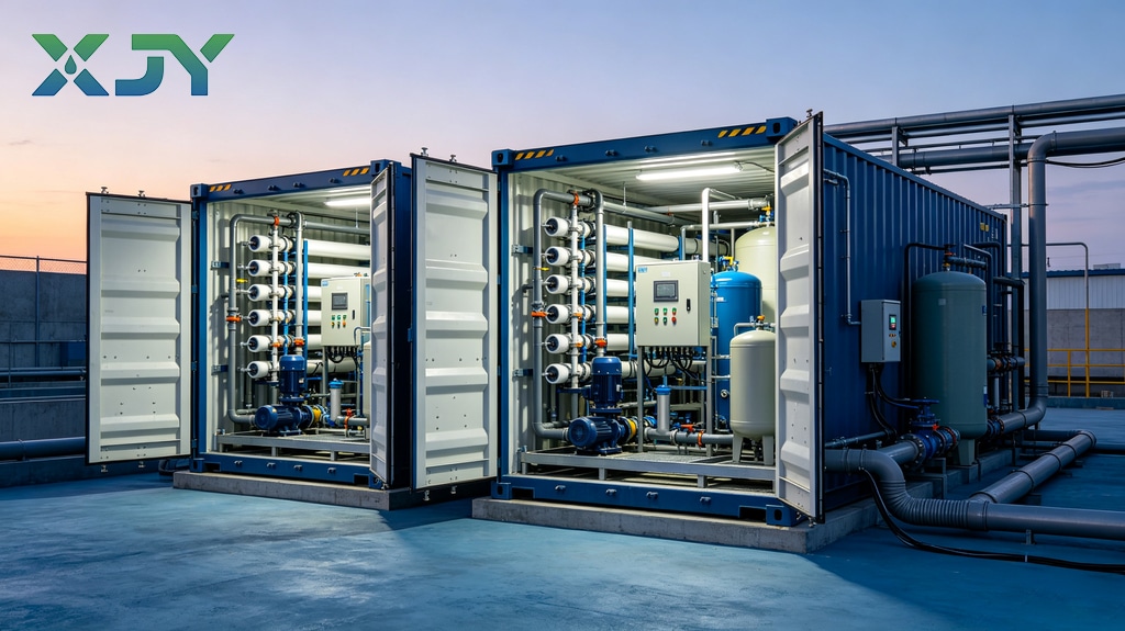 Is a Containerised RO Plant Suitable for Brackish Water Treatment? 1 xinjieyaun containerised ro plant for brackish water